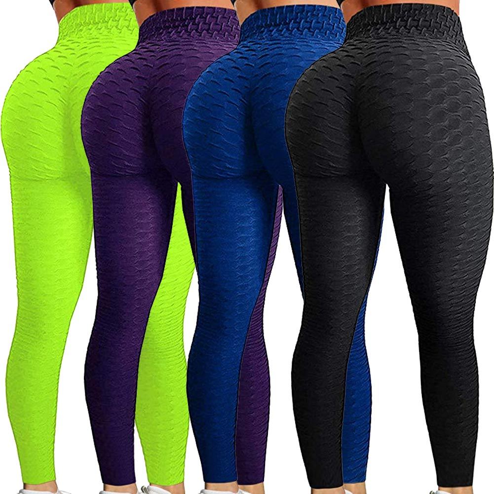 Pants Fitness Yoga Jacquard Sports Leggings Female Running Trousers High Waist Yoga Tight