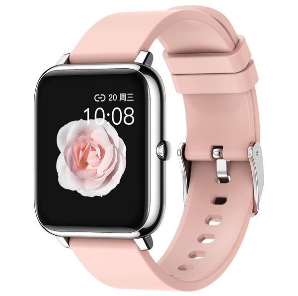 2021 P8 Color Screen Smart Watch lady men Full Touch Fitness Tracker Blood Pressure SmartClock Women Smartwatch