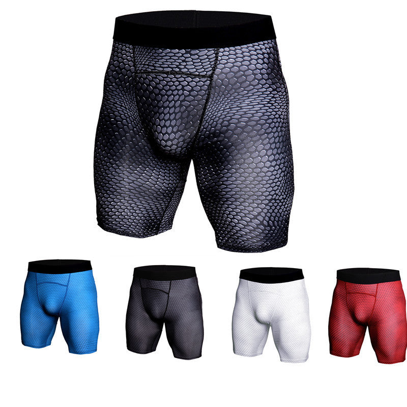 QQ0F Camoulage Running Shorts Men Fitness Tight Sport Short Trousers Quick Dry Leggings Sports Clothing Compression Crossfit Men&#039;s 243Z