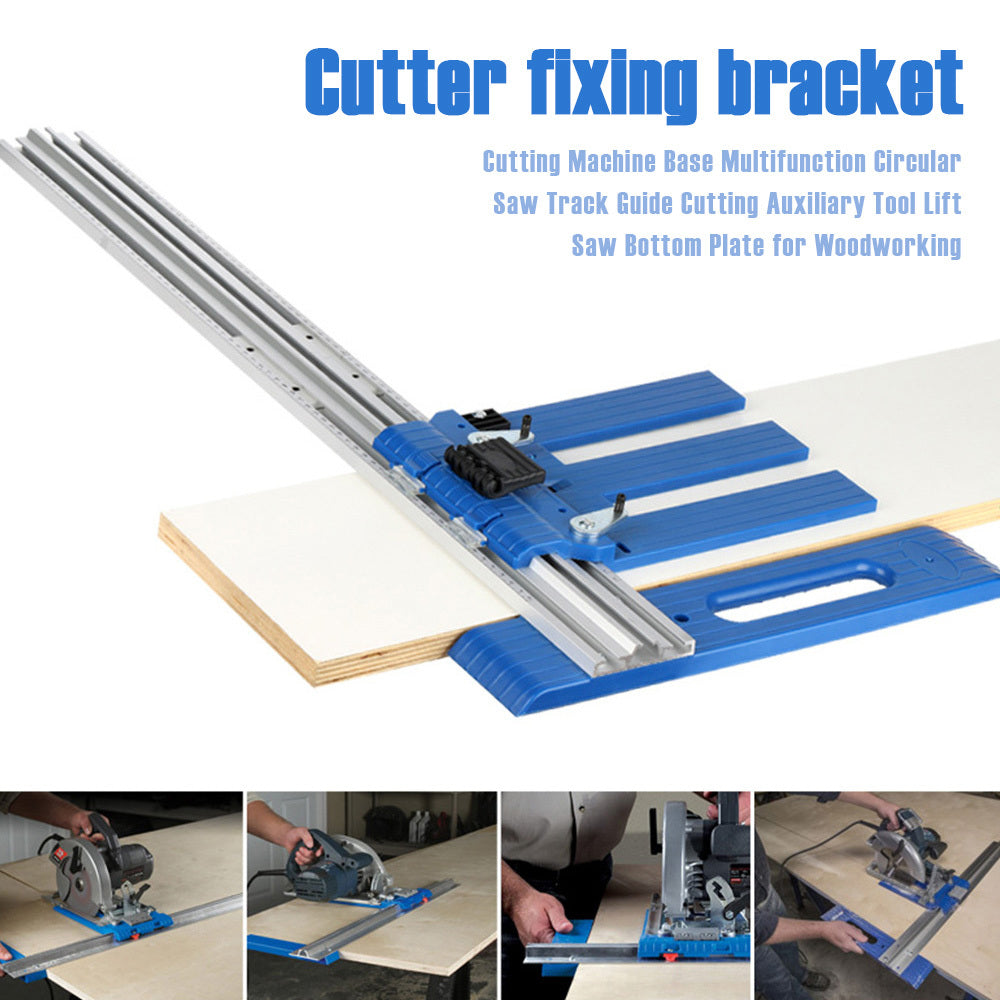 Cutting Mechanical Electrical Circular Saw Fixed Guide Rail Sliding Rail Fixed Cutting Bracket Sliding Woodworking Hydropowe