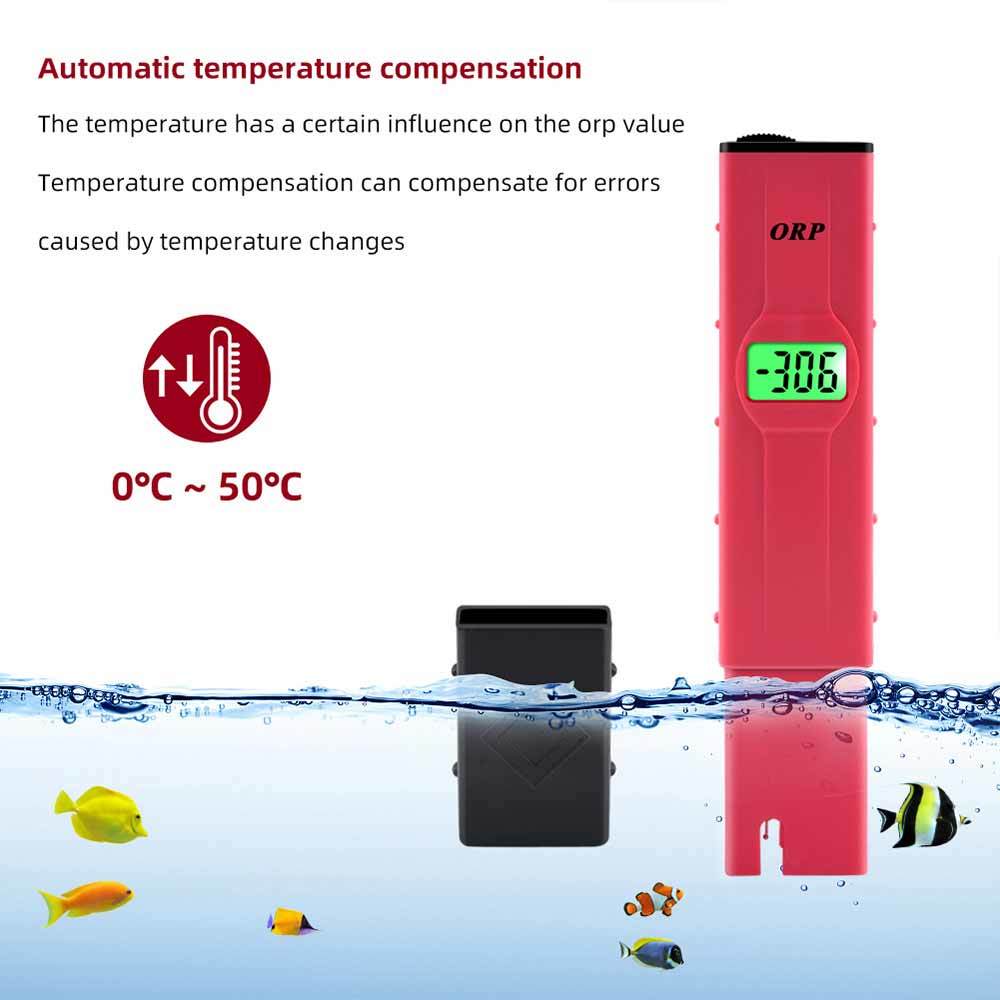 ORP-16911 ORP- Portable Redox Tester - 1999~1999mV Backlight Lcd Digital Water Quality Test Pen ORP Analyzer Test Monitor