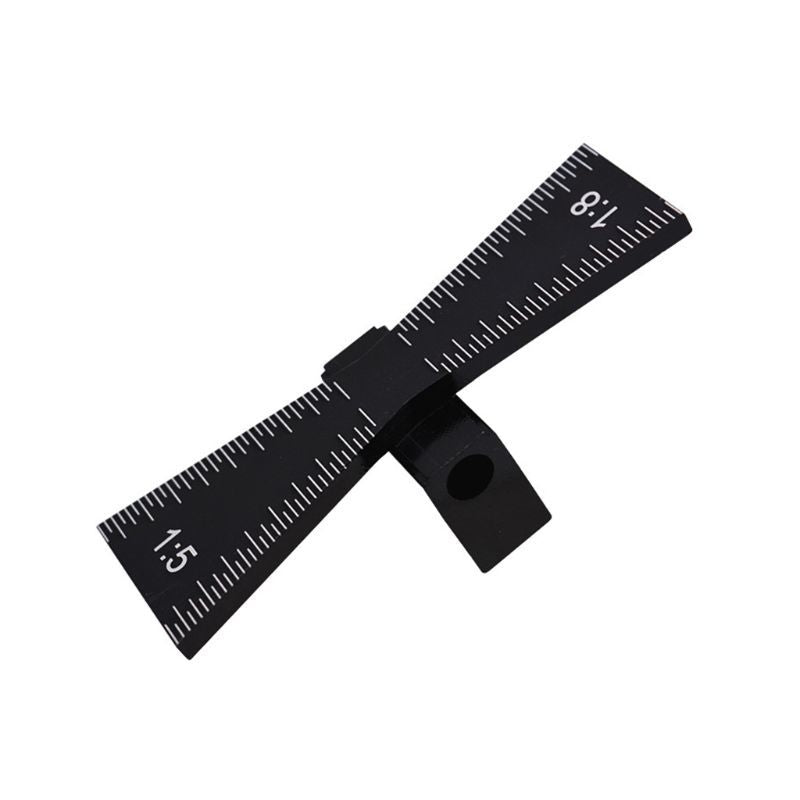 Swallow cake Marker Aluminium Hand Cut Wood Adjustment Meter Guide Tool With Scale Template Size 1: 5 And 1: 8 40JA