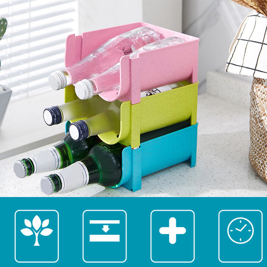 Refrigerator storage basket kitchen box at home can organizing tool of hollow design drinks, ventilation to avoid OIdium