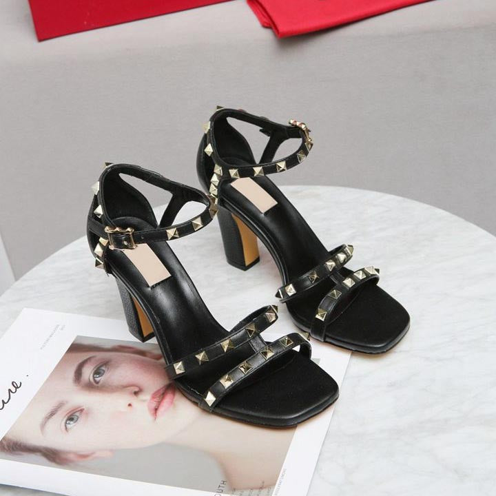 2021 top designer women dress sandals summer fashion ladies high heel slippers luxurys woman office party slides box large size 35-43