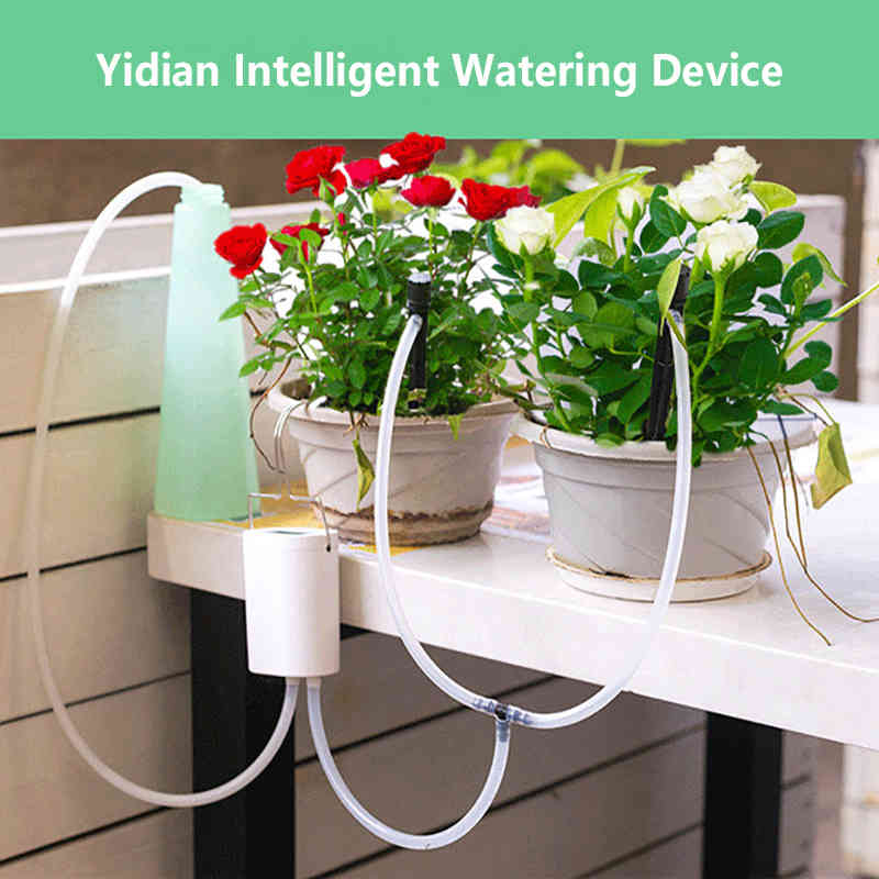 Intelligent Garden Automatic Watering Pump Controller Indoor Plants Drip Irrigation Device Water Pump Timer System USB Charging