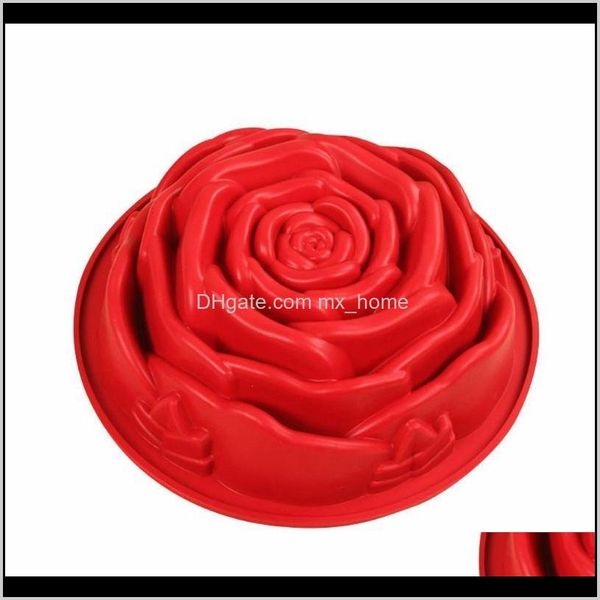 Other Festive Home & Garden3D Fondant Rose Flower Shape Molds Baking Dish Bakeware Cookie Mould Pastry Cake Decorating Supplies Party Favors