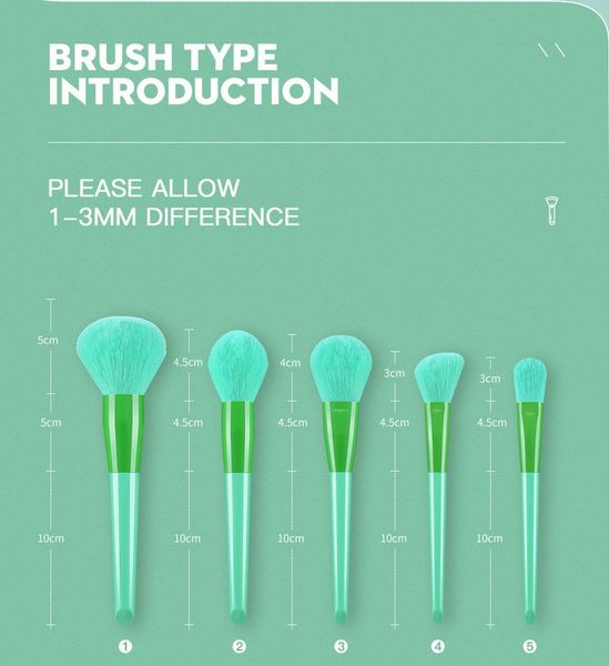 Makeup Brushes high quality 14 pcs makeup brushes set no bionic fiber wool wood handle 7 colors for option CL250118