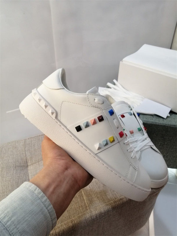 DG Top Quality Mens Womens Leather Casual Shoes Lace Up Comfort Pretty shoes Men&#039;s Trainers Daily Lifestyle Skateboarding Shoes Size 35-45