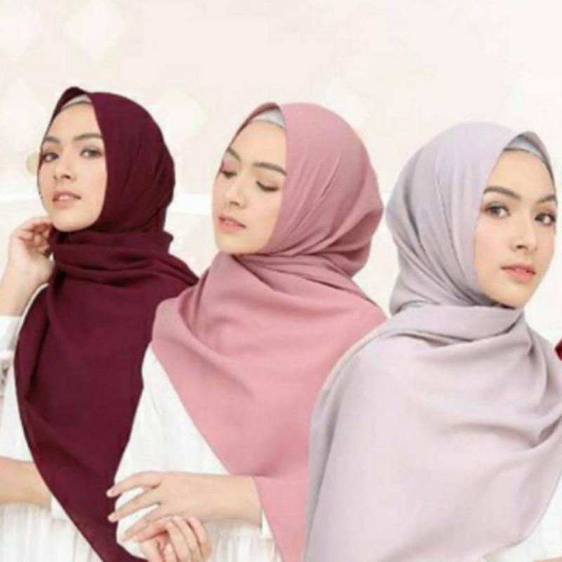Fashion Chiffon Women Scarf Hijab Wrap Muslim Shawl Solid Color Arabic Scarves Scarves-scarf