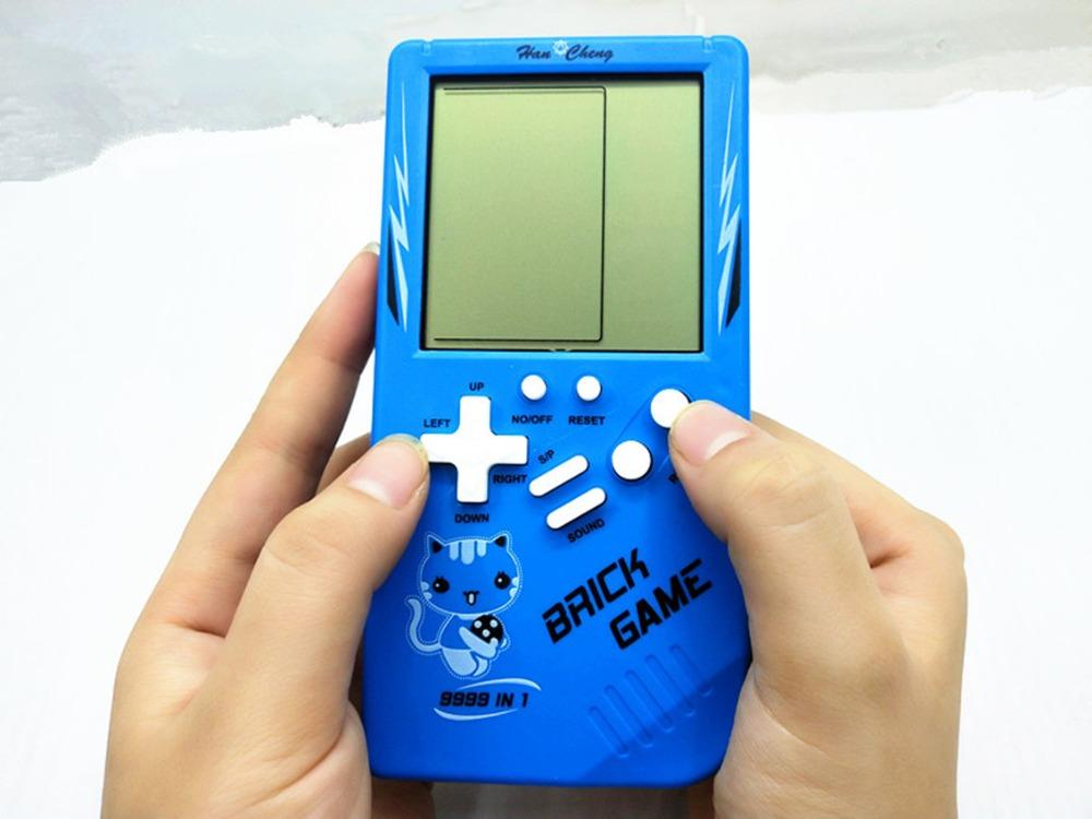 Portable Game Players Retro Classic Childhood Tetris Handheld LCD Electronic Games Toys Riddle Educational