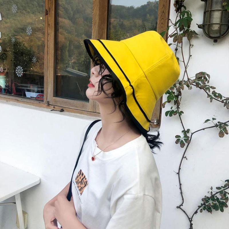 Wide Brim Hats Summer Stripped Bucket Cap For Women Spring Fishing Hat Outdoor Sports Ladies Gift Wholesales