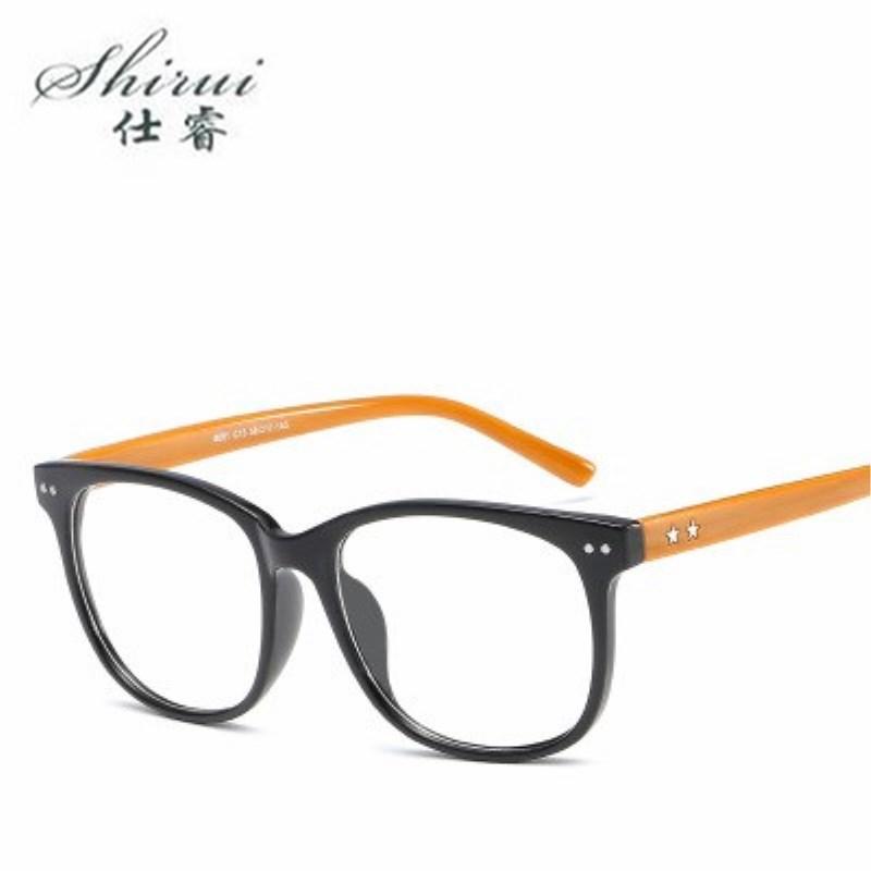 Fashion Sunglasses Frames 2021 Big Box Eye Plastic Frame Square Glasses Styling Leopard Eyeglasses Women Brand Birthday Gift Okulary