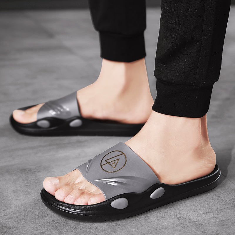 2021 Summer Mens Slippers Youth Student Slides Black Grey White Light Blue Orange flip flops Size 40-45 Code: 96-1953