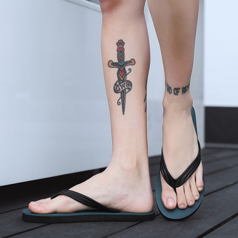 Top Fashion Women Mens Flip Flops Slippers Youth Students Slides Triple Black Red Blue Gray Shoes Size 39-44 Code: 64-0222