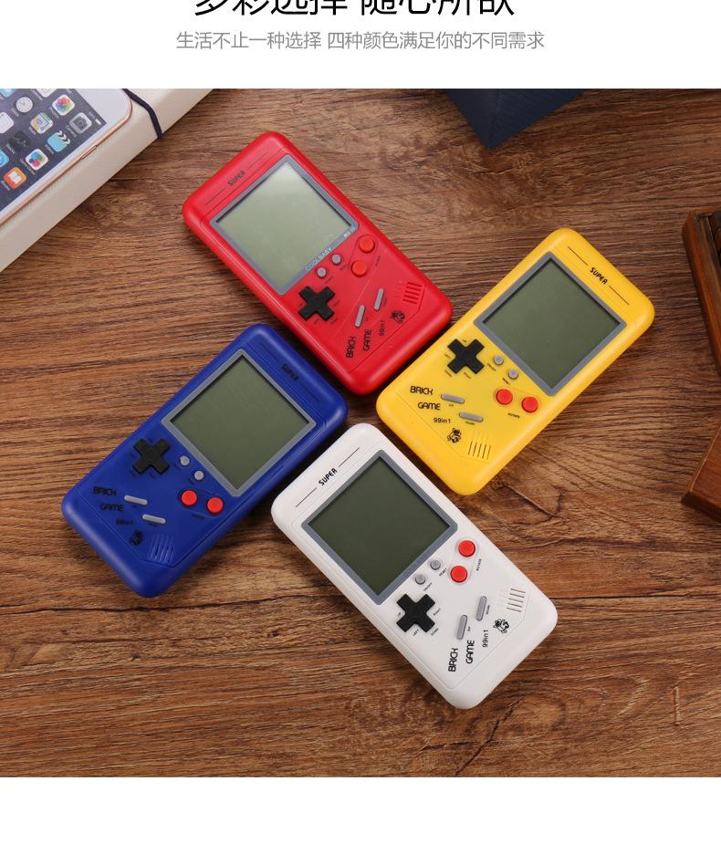 Portable Game Players Retro Classic Childhood Tetris Handheld LCD Electronic Games Toys Console Riddle Educational Gift