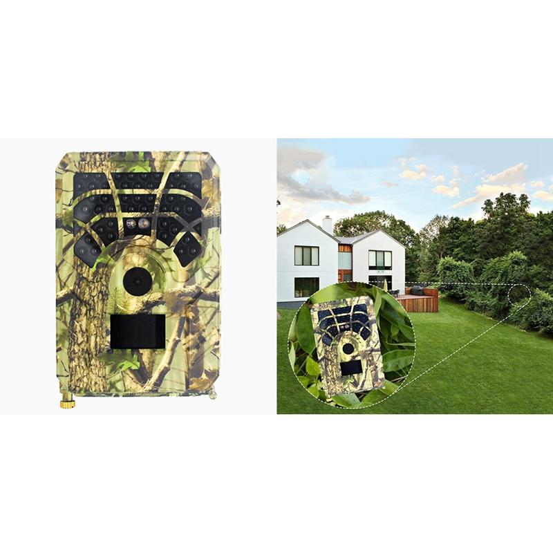 Digital Cameras PR-300A HD 1080P Hunting Camera Po 5MP Trail Night Vision 120 Degree Video Cam Game