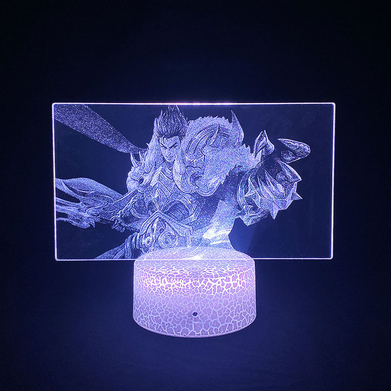 Game Figure 3D Picture Lamp LED Night Sensor Light Gaming Room Nightlight Atmosphere Home Party Decoration Cool Teenagers Gift