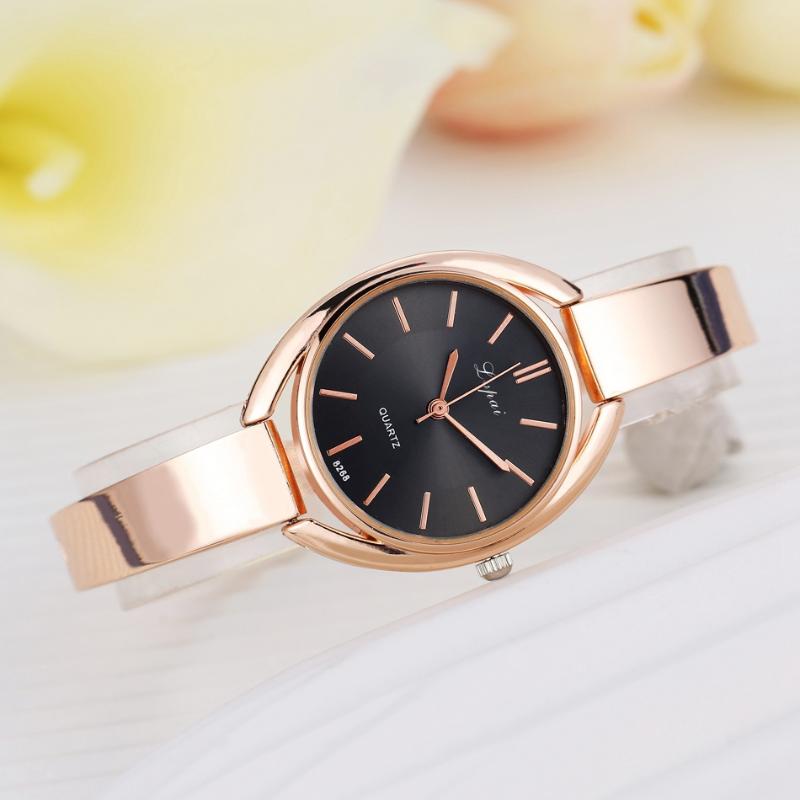 Wristwatches Women&#039;s Watches Rose Gold Zegarek Damski Fashion Ladies Watch Women Waterproof Wrist Clock Gift Relogio Feminino