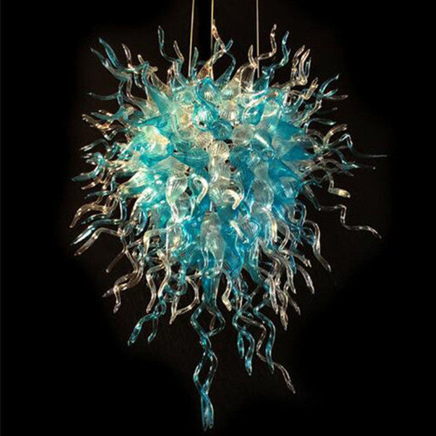 American Design Hand Blown Glass Chandelier Lamp for Home Art Multi Colored Murano Chandeliers Lights