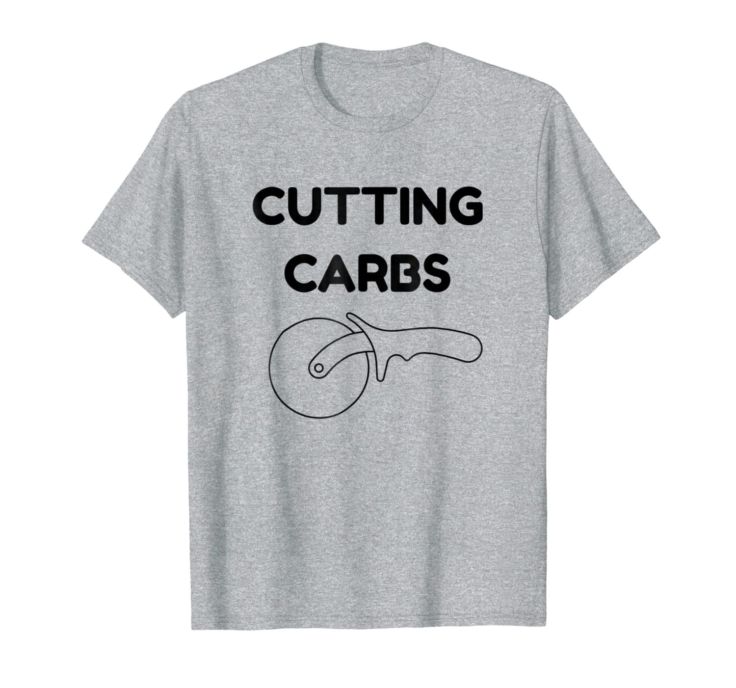 Funny Diet Tshirt | Cutting Carbs Pizza Cutter Gift