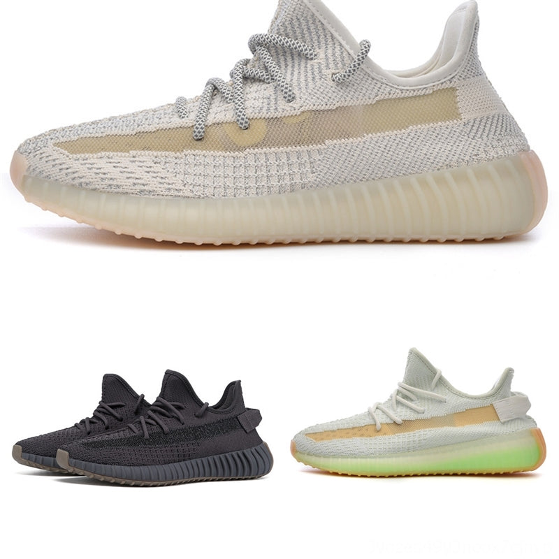 ZhxBQ KanyeWest Designer mens shoe Clay Rainbow discoloration Sesame White Butter Mens Running Shoes mens Static 350 Sport 350 Sneakers