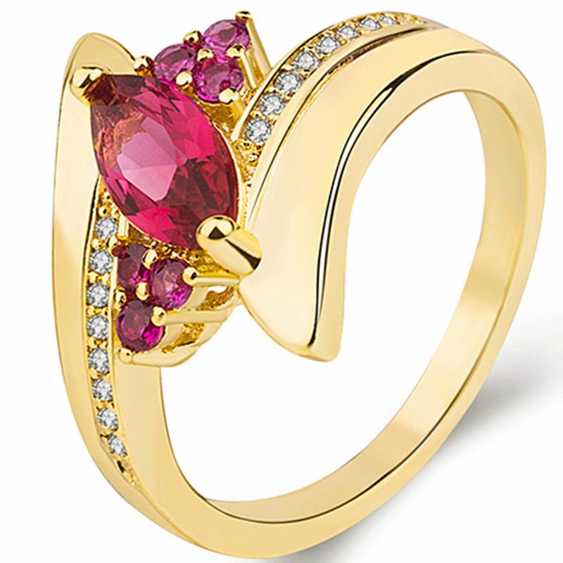 Cluster Rings Dubai Fashion Jewelry Elegant Women Ring Party Wild Crystal Bridal Wedding Accessories Birthday Gift