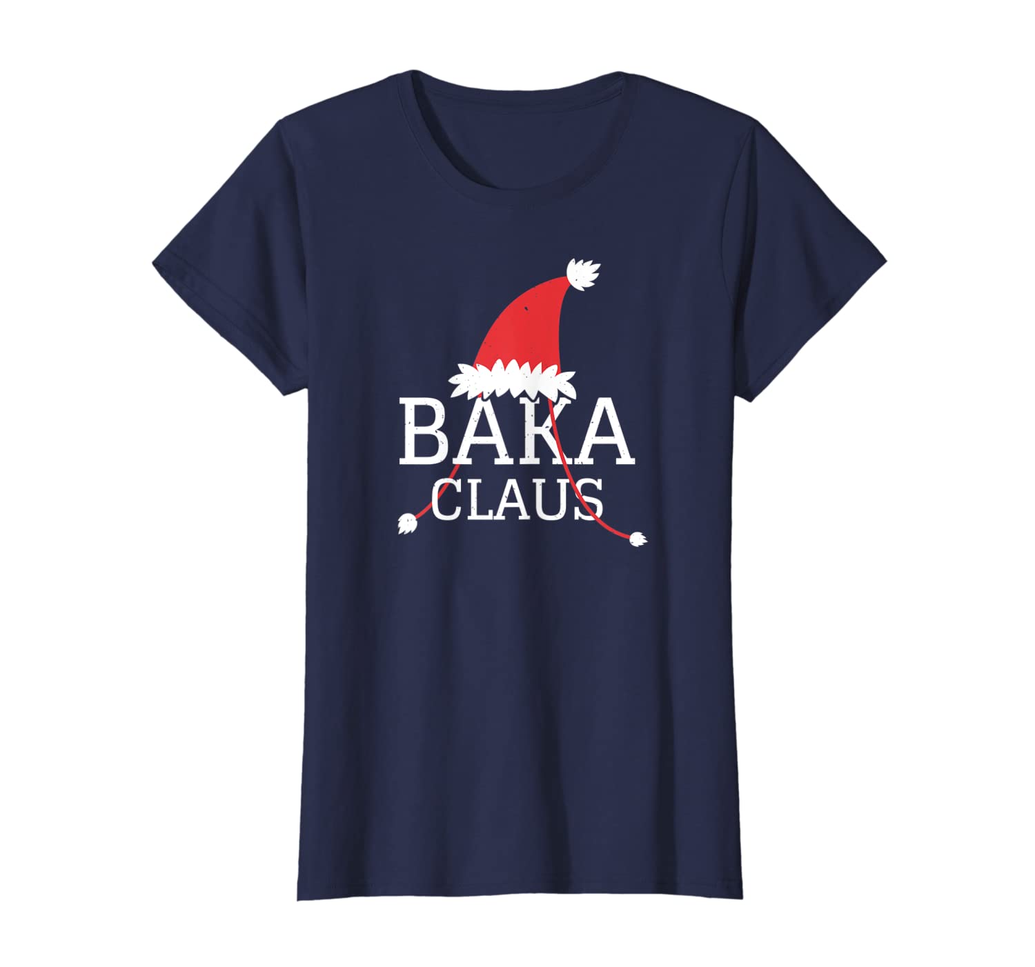 Womens Croat Grandma Baka Claus Santa Costume Xmas Gift Funny Cute T-Shirt