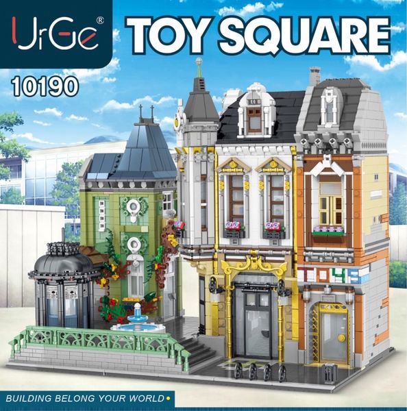 In Stock UG-10190 Creator Series Toys Store Afol Square Building Blocks Urge Bricks Toys Gift For The Children X0503