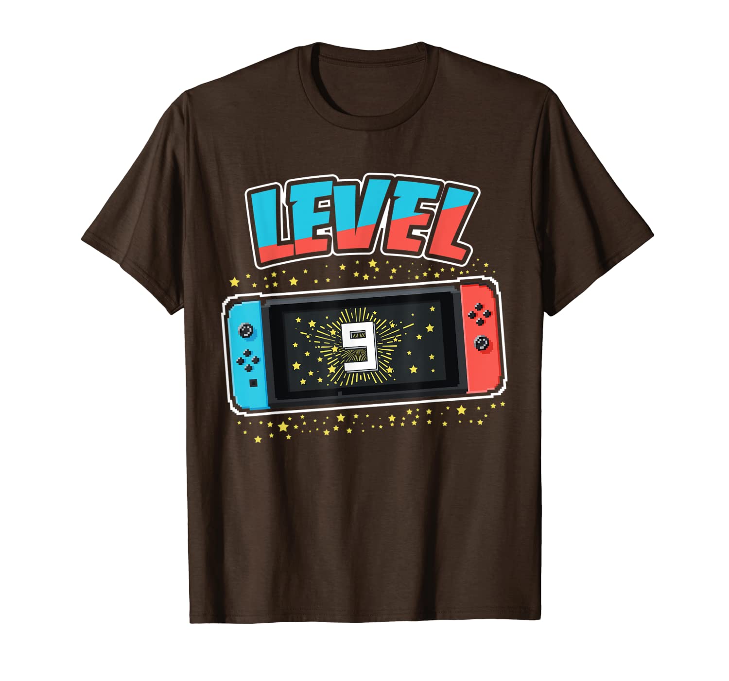 Level 9 Birthday Shirt Boy 9 Years Old Video Games Gift T-Shirt