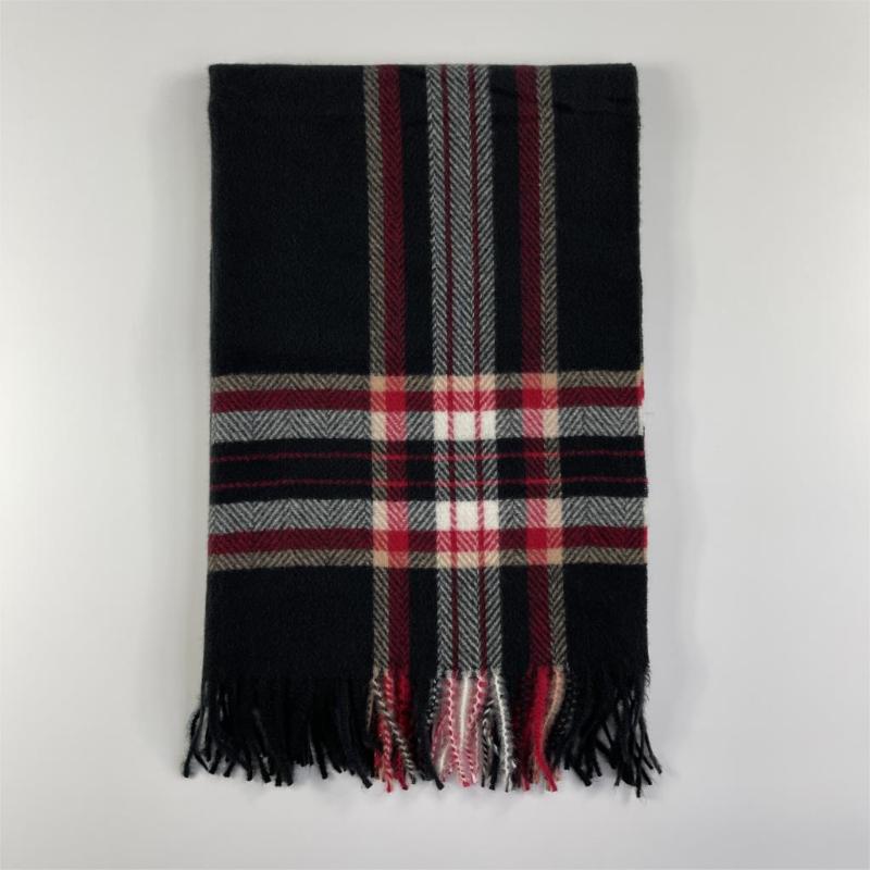 Scarves KENSHELLEY Classic Plaid Winter Scarf Check Pattern Cashmere Warm Urban Windproof British Tassel Shawls
