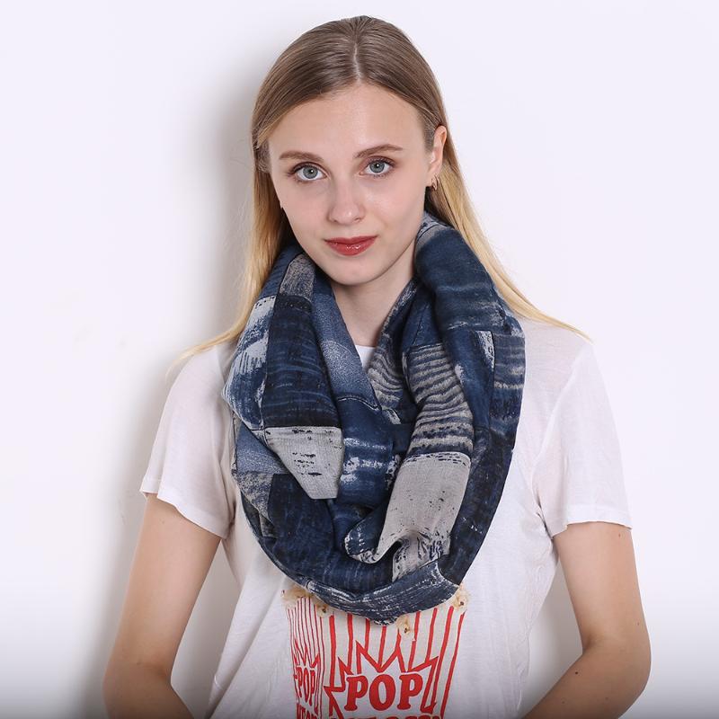 Scarves KENSHELLEY Premium Graffiti Vintage Plaid Printed Bali Yarn Scarf Lightweight And Comfortable Breathable Multifunctio