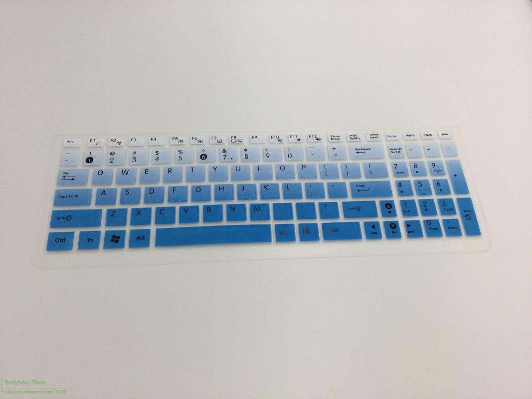 Keyboard Covers 15.6 Inch Laptop Cover Protector Skin For Asus Gl552 Gl552vw W50j Fl5900l Fl5800l Vm510l A550l ZX50VW JX4200 JX4720