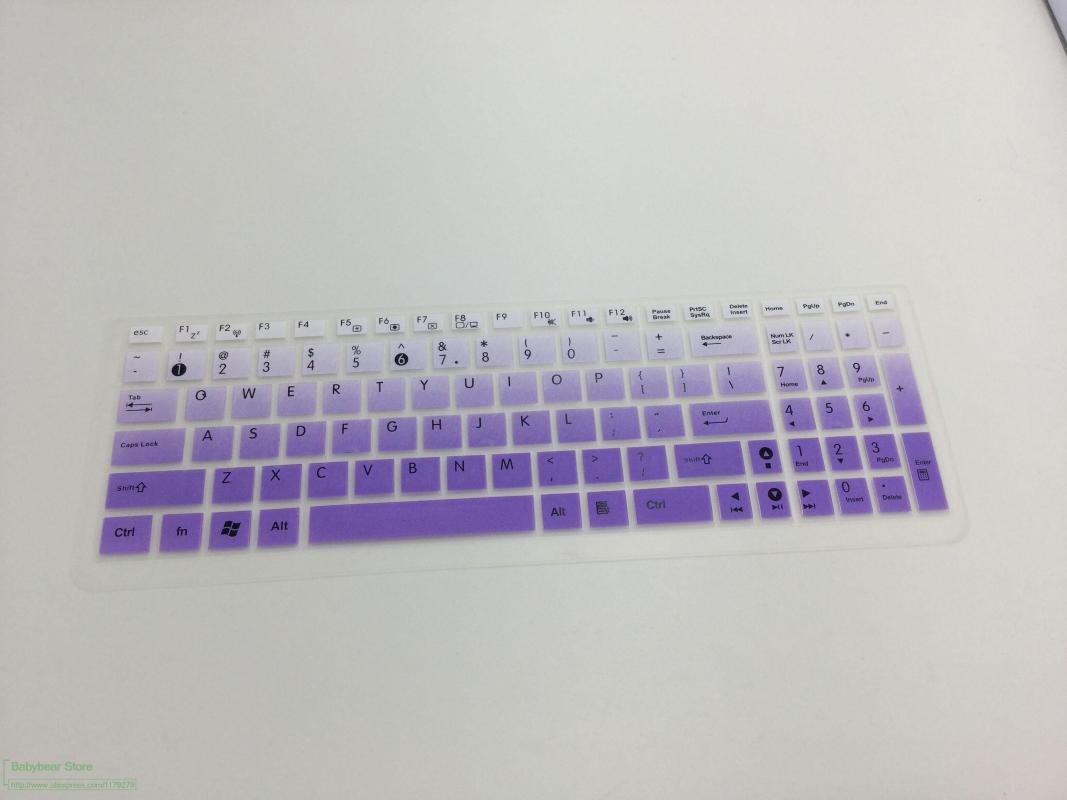 Keyboard Covers Laptop Silicone Cover Protector For Asus 15.6 Inch A556U A556UF V VM591 FX51 N551 K550ld X554LP Y582 K55V A555U R556U