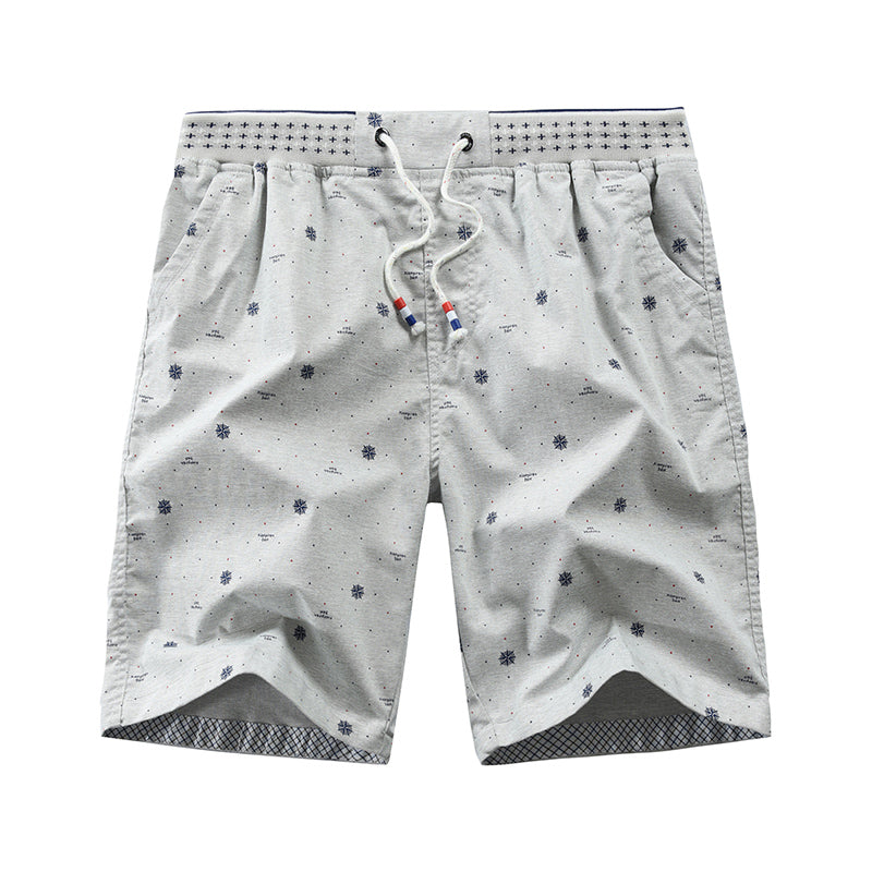 Men&#039;s printed shorts trend youth fashion 4-color tether pants