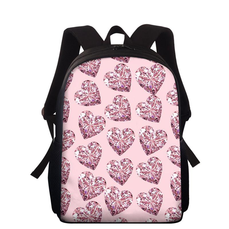 School Bags For Backpack Children Kid Book Bag Pink Shine Printed Women Laptop Backpacks Escolar Adolescente Sacoche