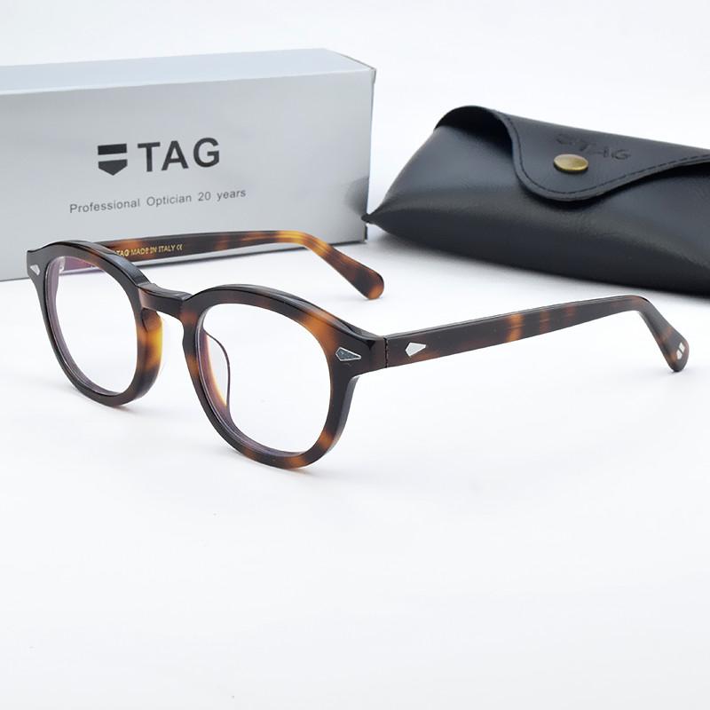 Fashion Sunglasses Frames 2021 TAG Brand Glasses Frame Men Blue Light Round Women Eyeglass Computer Gaming Goggles Eyeglasses 1915