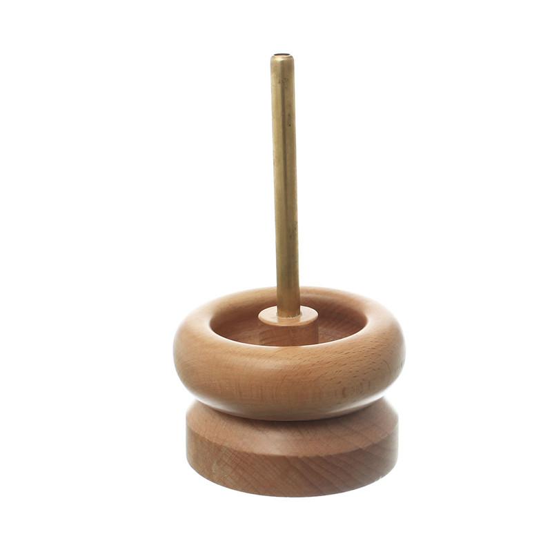 Manual Wood Bead Spinner Wooden Crafts Quickly Durable Portable Hand Tool Jewelry Making Bead String Tools