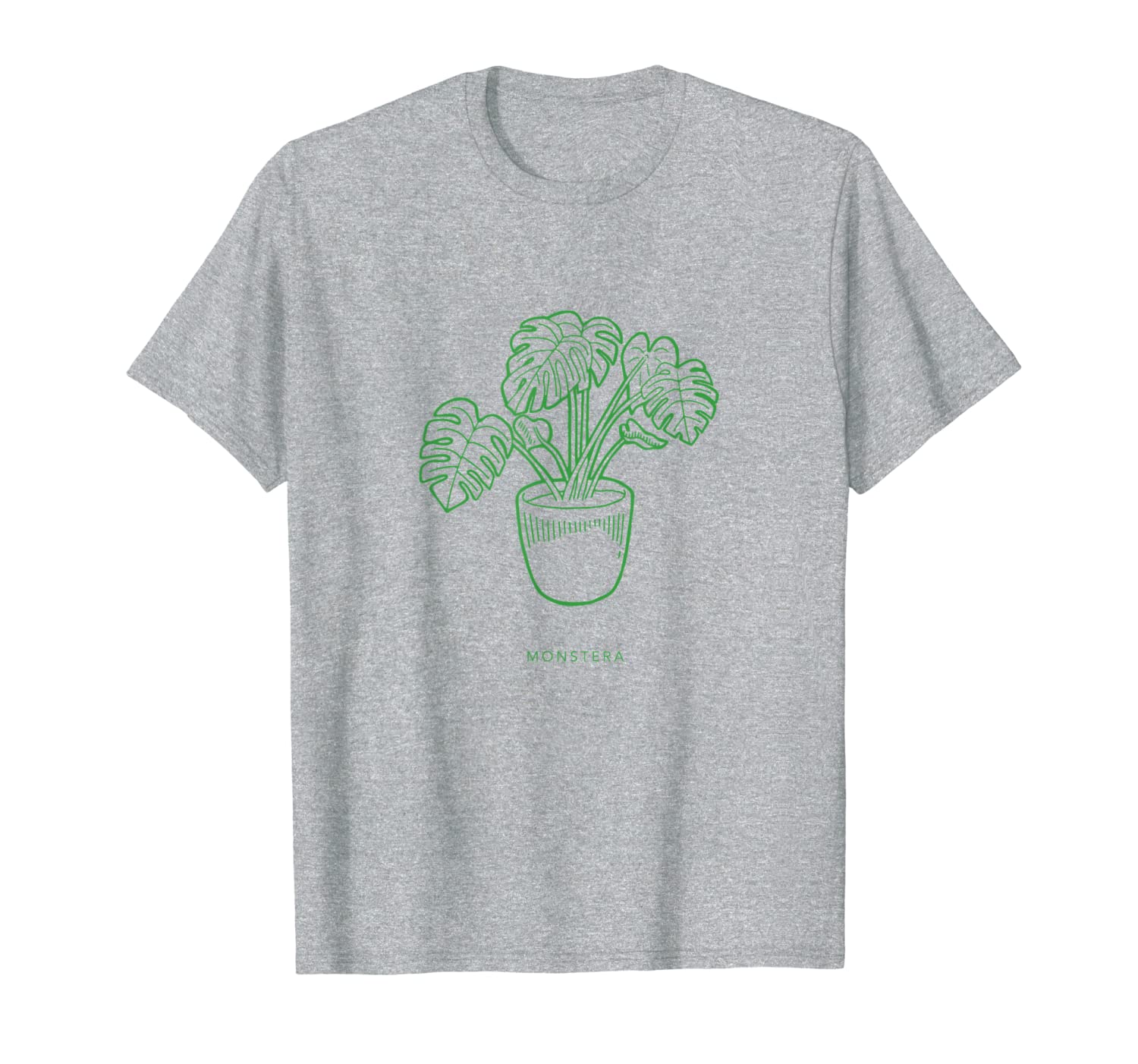 Monstera Deliciosa Swiss Cheese Plants Green Leaves Soil T-Shirt