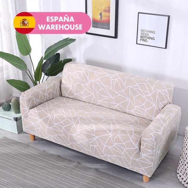 Beige Sofa Cover Stretch Furniture Covers Elastic For living Room Copridivano Slipcovers for Armchairs couch covers 210723
