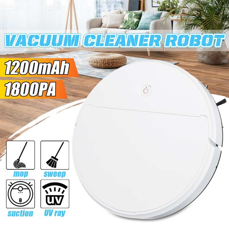 Vacuum Cleaners Becornce 4-in-1 Automatic Sweeping Robot Spray Disinfection Uv Lazy Household Chargin Cleaning Machine Intelligent Vacuumcle