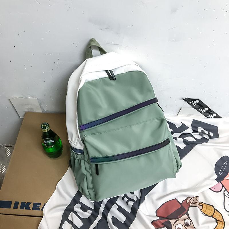 School Bags Teen For Girls Boys Backpacks Women Bookbags Nylon Panelled Lightweight Schoolbag Student College Style