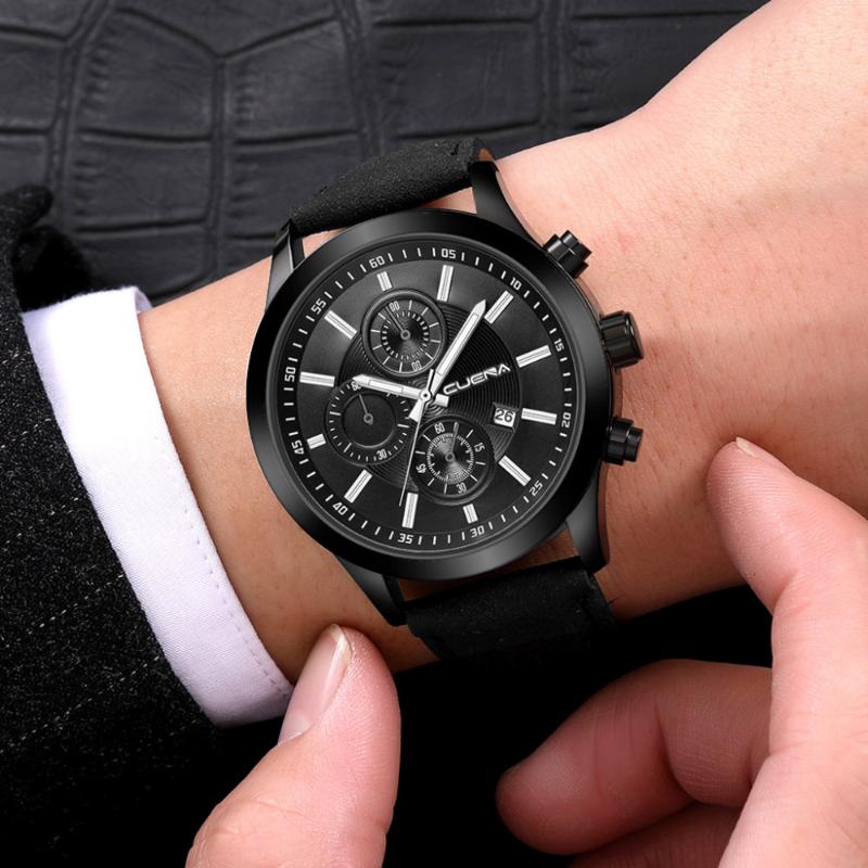 Wristwatches Women Strap Quartz Fashion Leather Band Analog Wrist WatchMirror Silicone Watch 45#