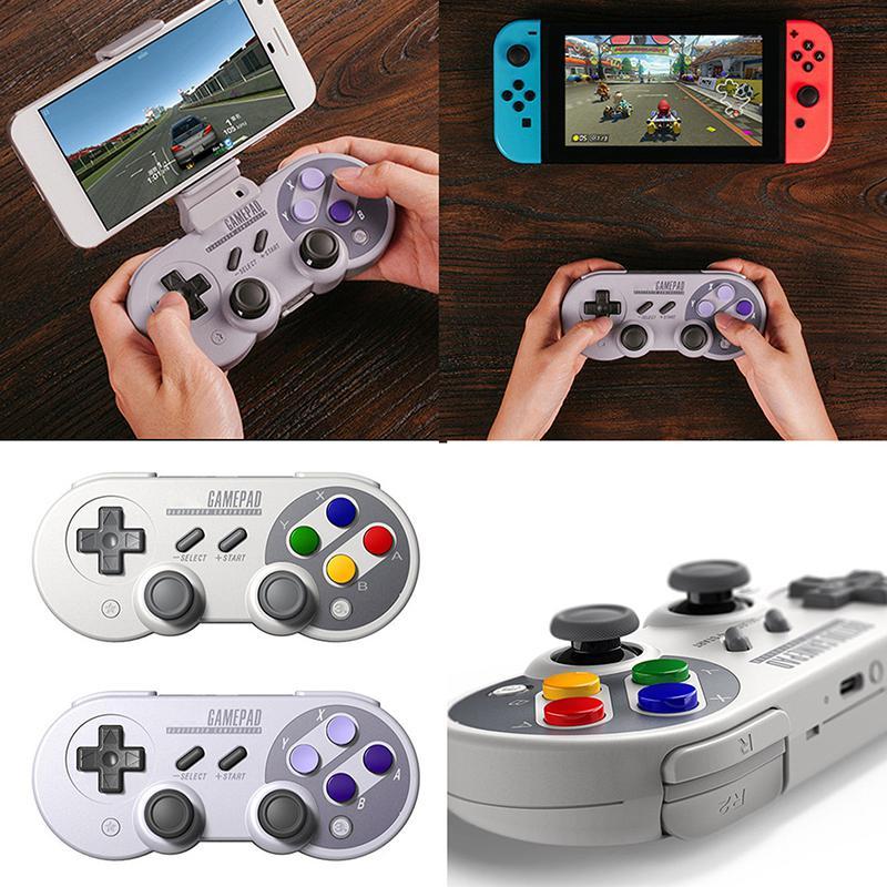 Game Controllers & Joysticks Kuulee 8Bitdo SN30 Pro SF30 Gamepad For Switch Android MacOS Steam Joystick Wireless Bluetooth Control