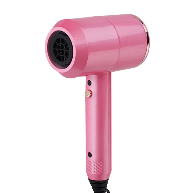 Electric Hair Brushes Hammer Dryer El 110V Electrical Appliance Diffusion Vent Heating Body Design Pink