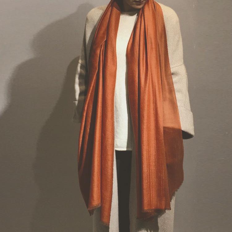 Scarves 100%goat Cashmere Women Fashion Satin Grains Scarfs Shawl Pashmina 100x200cm Small Tassel Retail Mix Bulk Wholesale