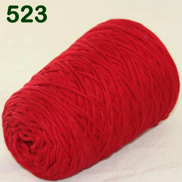 Multi color 1X400g soft sell high quality 100% cotton yarn hand knitting Catania Scarves Shawls Crocheting Ruby Red 422-523