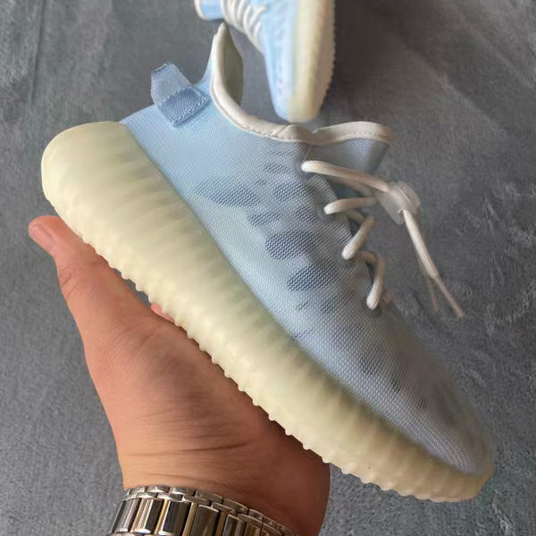 Kids Mono Kanyes Shoes Ice Infant Trainers V2 MX Oat Rock Mist Cinder Tail Light Black Static White Israfil Boy Girl Sneaker Desert Sage Children To