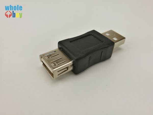 200pcs-lot USB 2.0 Adapter Connector Type A Female to Female Coupler Changer Connector Durable for PC Laptop Computer high speed