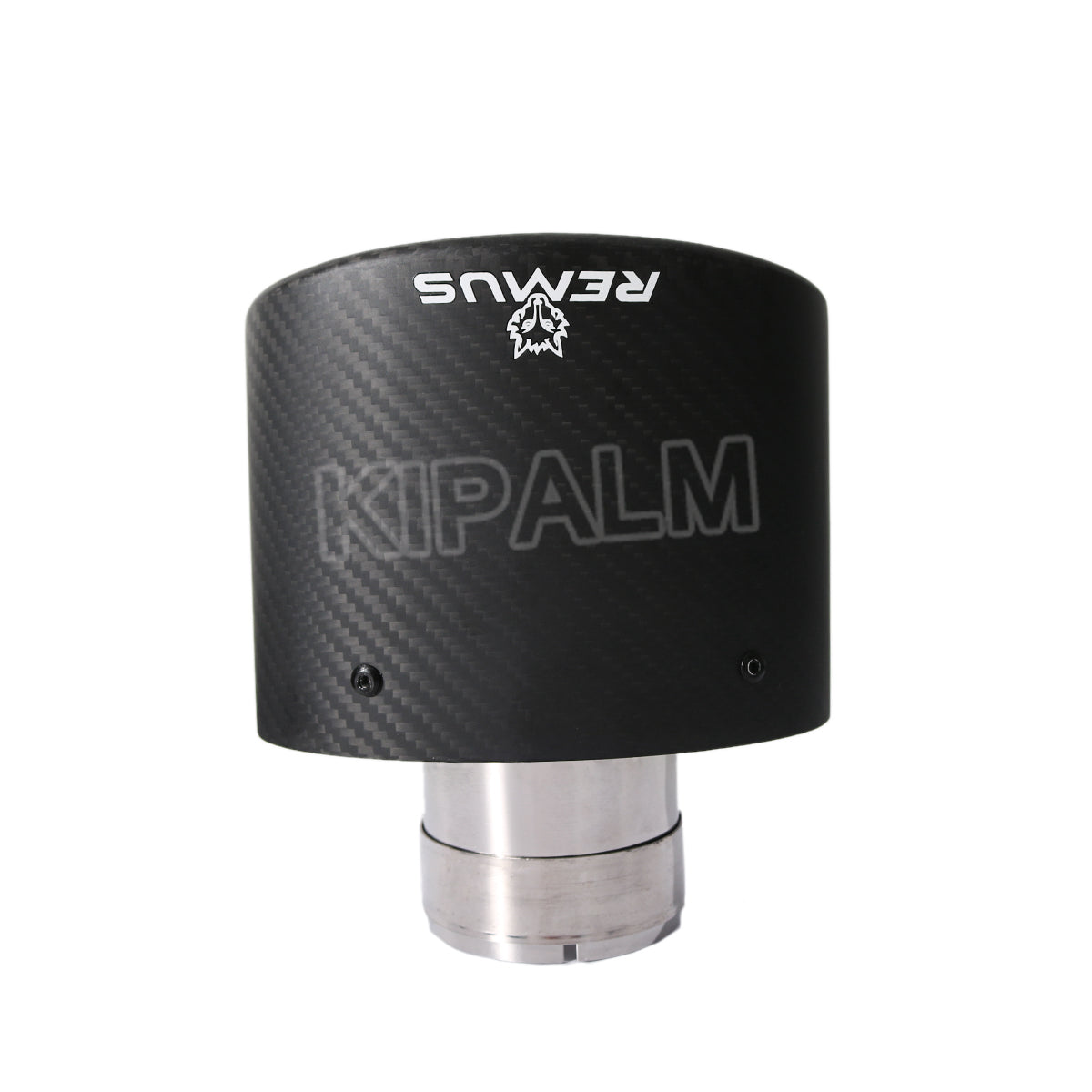 1 piece universal oval edge car exhaust pipe muffer tip satinless steel matte Remus sport carbon fiber tail end for BMW BENZ AIDU HONDA MAZDA