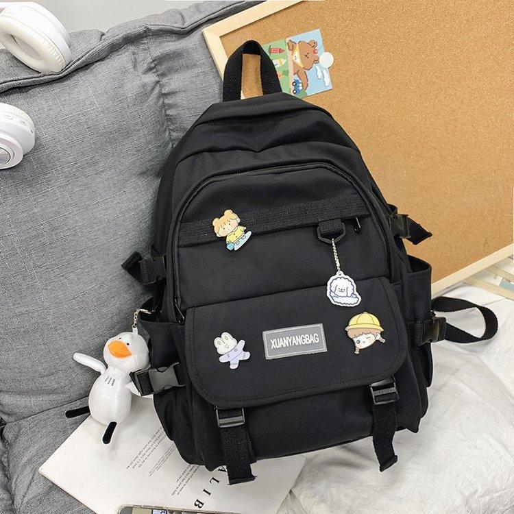 Backpack Casual Korean Schoolbag 2021 Large Capacity Girl Cute School Backpacks For Teens Students Women Bookbag Feminina